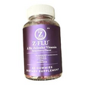 Dr Zelenko Z-Flu Elderberry, Vitamin C, Vitamin D, Zinc,  Quercetin  60 Gum