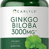 Carlyle Ginkgo Biloba 3000Mg | 400 Tablets | Non-Gmo, Gluten Free