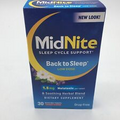 MidNite Sleep Support low dose 1.5mg Melatonin 30 Tablets Cherry Exp 1/25 Sealed