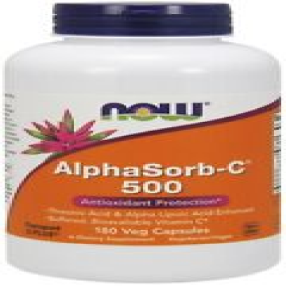 Buffered Vitamin C 500mg Calcium Ascorbate + Acerola & Rutin 180 Veg Capsules