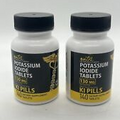 Nutri Potassium + Iodide Tablets 130 Mg EXP. 10/2033 140 Tablets Ea Lot of 2