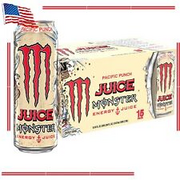 Monster Energy Juice Monster Pacific Punch, Energy + Juice, Energy Drink, 16 Oz