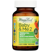 Megafood Baby & Me 2 Prenatal Multi 60 Tablets