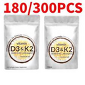 Vitamin D3 K2 Supplement Softgels 180/300 Virgin Coconut Oil Softgels-