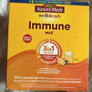 Nature Made ImmuneMax Orange Fizzy Drink Mix 2000mg Vitamin C, D & Zinc Exp 5/26