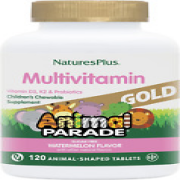 NaturesPlus Animal Parade Gold Multivitamin Children’s Chewables - Watermelon -