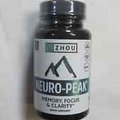 Zhou Neuro-Peak Memory, Focus & Clarity 30 Veggie Capsules EXP 4-25/FREE SHIPPIN