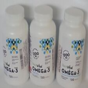 3 X PLANT VITAL  Omega-3 Fish oil 1200 mg 120 softgels Exp:3/26, Triple Strength