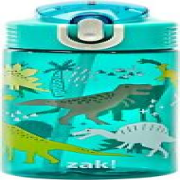 Zak Designs Kids Water Bottle For School or Travel, 16oz 16oz, Dinosaur