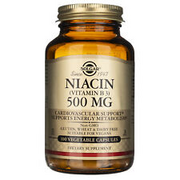 Solgar Niacin 500 mg, 100 Capsules
