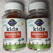2PK! Garden of Life Kids Organic VitaminD3 Gummy 60 Gummies(x2) 800iu 20mcg 5/24