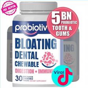 Digestive Enzymes Chewable Oral Probiotics Two-in-One Dental Bloating Relief
