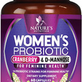 Probiotics for Women with Prebiotics & Cranberry, 60 Billion CFU, Vaginal Women'