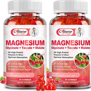Sugar-Free Magnesium Glycinate Gummies 500mg, Potassium Magnesium Complex Gummie