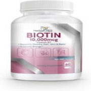 HerbaHeal Biotin (B7) 10,000MCG Capsules - Healthy Hair, Skin, Nail and Energy