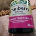 Spring Valley Cranberry Extract Tablets, 500 mg, 30 Count, 09/26 New!!