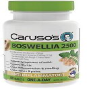 Carusos Boswellia 2500 50 Tablets ozhealthexperts