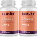 L-Arginine 1000Mg (480 Tablets) (240 X 2) Containing 20% More Pure L-Arginine as