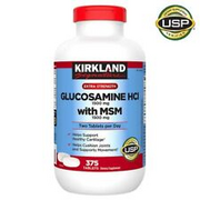 NEW Kirkland Signature Extra Strength Glucosamine with MSM - 375 Tablets