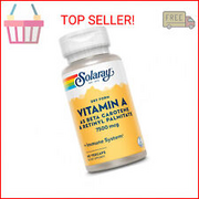 SOLARAY Dry Form Vitamin A - Vitamin A as 60% Beta Carotene and 40% Retinyl Palm