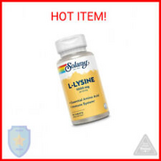 SOLARAY L-Lysine, Free-Form 1000 mg, Essential Amino Acid Immune Support Supplem