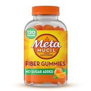 Metamucil Fiber Supplement Gummies Sugar Free Orange Flavor 5g Prebiotic Plan...