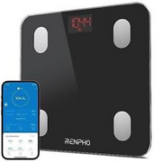 RENPHO Körperfettwaage Bluetooth App Personenwaage BMI Schwarz