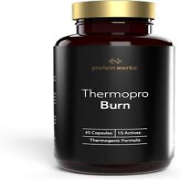 Protein Works - Thermopro Burn Tablets | Preworkout Fat Burn Supplement With Ca