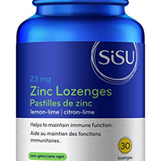 SISU Zinc Lozenges, Lemon-Lime 30 T