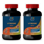 BCAA Amino Acids - L-TYROSINE 500 - Pure and Potent Extract - Pill Formula - 2B