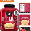 Muscle Mass Gainer Protein Powder - TRUE-MASS Vanilla Ice Cream, 700 Calories
