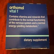 **Read** Orthomol Vital F Thirty daily vials/capsule combo NEW SEALED BB 1/26/24