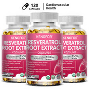 Resveratrol 1500mg Anti-Aging Heart Health Antioxidant Supplement Heart Health