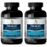 Muscle Therapy for Relief PAIN RELIEF MEGA COMPLEX 610MG 2 Bottles 120 Capsules