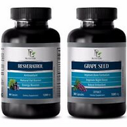 Energy supplement all natural - RESVERATROL – GRAPE SEED EXTRACT COMBO - capsule