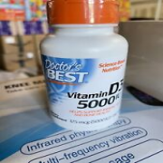 Doctor's Best Vitamin D3 5000 IU Softgels 180 Ct