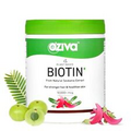OZiva Plant Based Biotin. 10,000+ mcg (with Sesbania Agati, Bamboo Shoot, Amla )
