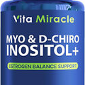 Inositol Supplement Myo-Inositol & D-Chiro Inositol Capsules 2000mg 120 Capsules