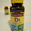 Maximum Strength Vitamin D3 10000 IU-250 mcg Dietary Supplement for Bone 08/24+
