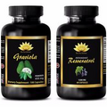 Antioxidant natural greens - GRAVIOLA – RESVERATROL COMBO - resveratrol heart