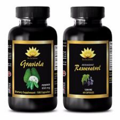 Antioxidant formula - GRAVIOLA – RESVERATROL COMBO - resveratrol anti aging