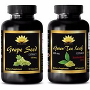 Antiaging - GRAPE SEED EXTRACT - GREEN TEA EXTRACT COMBO - green tea