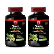 energy pills for men - CALCIUM MAGNESIUM - immune vitamins, boron - 2 Bottles