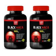 energy boost for workout - BLACK MACA - men women energy booster 2 BOTTLE