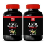 anti inflammatory foods - LIVER COMPLEX 1200MG - milk thistle herb - 2 Bottles
