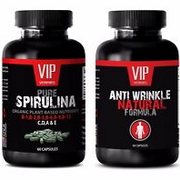 Antiaging capsules - SPIRULINA – ANTI WRINKLE COMBO - grape seed oil extract