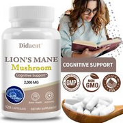 Lion's Mane Mushroom 2000 mg - Cognitive Support Nootropic Supplements