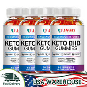1-4× Keto BHB Gummies 25000MG ACV Weight Loss Fat Burner,Promotes Digestion US