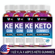 Keto BHB Diet Gummies-Fat Burner 20000000mg ACV Weight Loss Appetite Suppressant