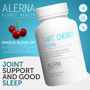 Tart Cherry Extract 1200mg Kidney Health Supplement 100 Capsules, Alerna